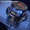 USAMS Ładowarka samochodowa 1xUSB+1xUSB-C C32 30WFast Charge niebieski/blue CC164CC02 (US-CC164)